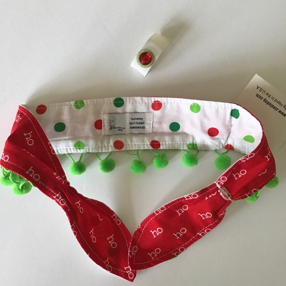 PET CHRISTMAS BANDANA COLLAR NWT SMALL - Picture 5 of 12